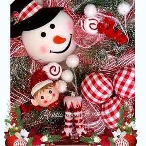 Holiday Elf head and leg ornaments set of 2